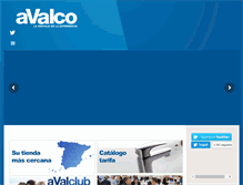 Tablet Screenshot of grupoavalco.com